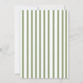 Coffee Lover Bebe Brewing Brunch Green Baby Shower 招待状 (裏面)