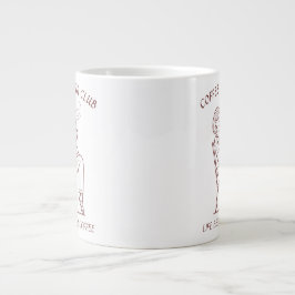 Coffee Lover Club: コーヒーの後が人生の始まり ジャンボコーヒーマグカップ