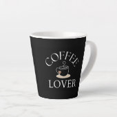 Coffee Lover Co-worker or Birthday Gift カフェラテマグ (右アングル)
