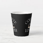 Coffee Lover Co-worker or Birthday Gift カフェラテマグ (正面)