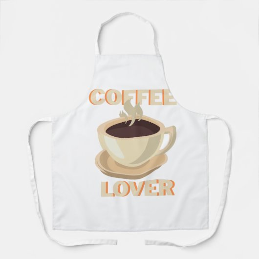 Coffee Lover – Cute & Cozy for Caffeine Fans エプロン (正面)