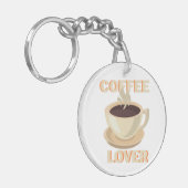 Coffee Lover – Cute & Cozy for Caffeine Fans キーホルダー (正面左)