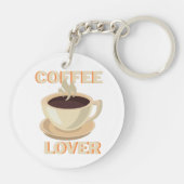 Coffee Lover – Cute & Cozy for Caffeine Fans キーホルダー (裏面)