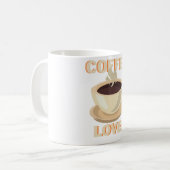 Coffee Lover – Cute & Cozy for Caffeine Fans コーヒーマグカップ (正面左)