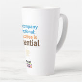 Coffee Lover Daily Ritual Sticker カフェラテマグ (右アングル)