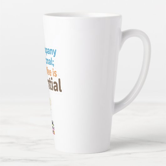 Coffee Lover Daily Ritual Sticker カフェラテマグ (右)