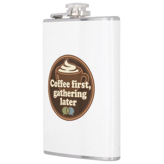 Coffee Lover Daily Ritual Sticker フラスク (左)