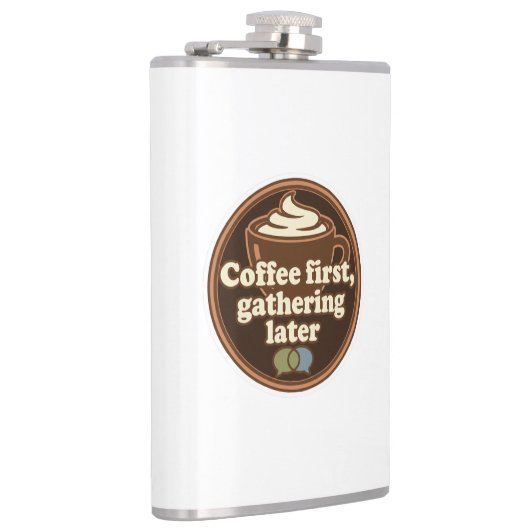 Coffee Lover Daily Ritual Sticker フラスク (右)