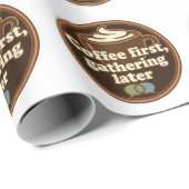 Coffee Lover Daily Ritual Sticker ラッピングペーパー (ロールコーナー)