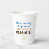 Coffee Lover Daily Ritual Sticker 紙コップ (正面)