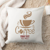 Coffee Lover Design – Minimal Coffee Cup Graphic クッション (ブランケット)