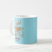 Coffee Lover Design – Minimal Coffee Cup Graphic コーヒーマグカップ (正面左)