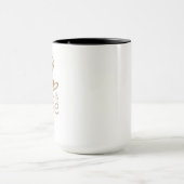 Coffee Lover Design – Minimal Coffee Cup Graphic マグカップ (中央)