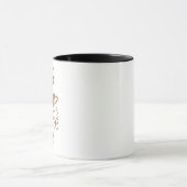 Coffee Lover Design – Minimal Coffee Cup Graphic マグカップ (中央)