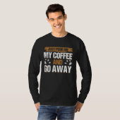 Coffee Lover Espresso Barista Cappuccino Latte Art Tシャツ (正面フル)