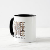 Coffee lover. Funny coffee quote.  マグカップ (正面左)