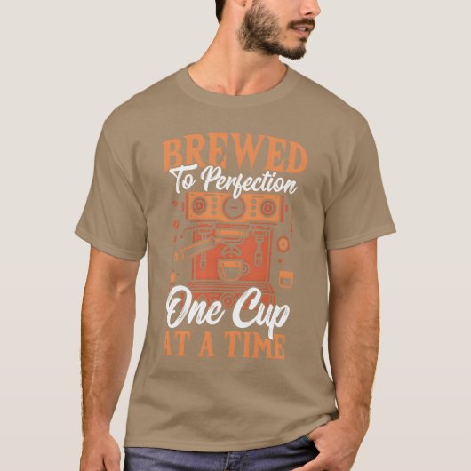 Coffee Lover Home Caf Coffee Beans Home Barista re Tシャツ (正面)