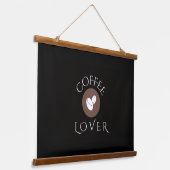 Coffee Lover, Home, Office & Gift Giving 吊り下げ型タペストリー (傾斜あり)