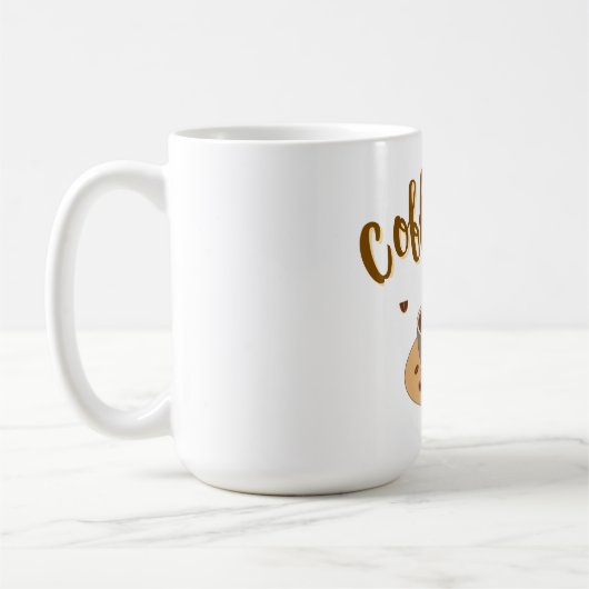 Coffee Lover Mug | Cute Coffee Cup Design | Gift f コーヒーマグカップ (左)