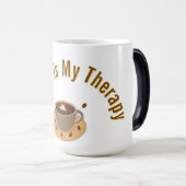 Coffee Lover Mug | Cute Coffee Cup Design | Gift f モーフィングマグカップ (正面右)