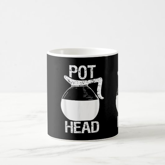 Coffee Lover Pot Head  コーヒーマグカップ (中央)