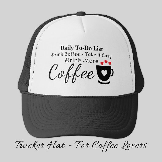 Coffee lover take it easy black キャップ