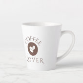 Coffee Lover Throw Pillow – Cozy Home Décor Gift カフェラテマグ (右)