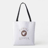 Coffee Lover Throw Pillow – Cozy Home Décor Gift トートバッグ (裏面)