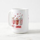Coffee Lover Valentines Day コーヒーマグカップ (正面左)