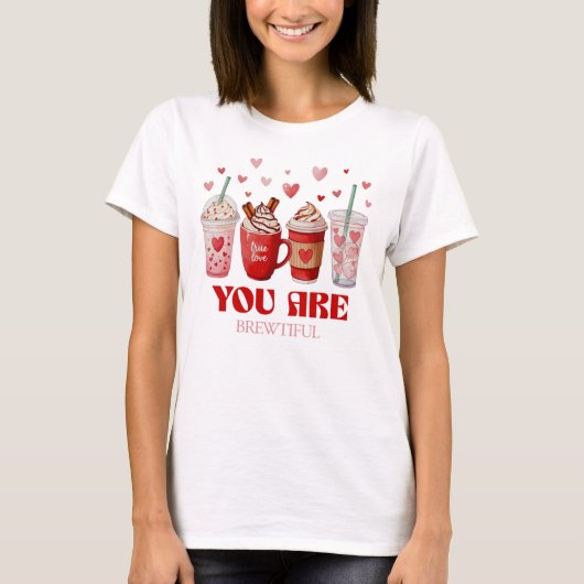 Coffee Lover Valentines Day Tシャツ (正面)