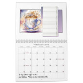 Coffee Lovers 2026 12-month Calendar  カレンダー (2月 2026)