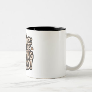 Coffee Lover's "Adulting is Hard" Mug ツートーンマグカップ