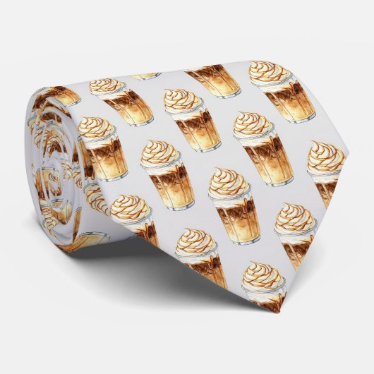 Coffee Lovers Custom Necktie ネクタイ (ロール)