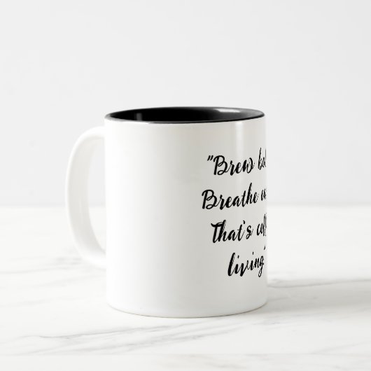 Coffee Lovers Mug ツートーンマグカップ (正面左)