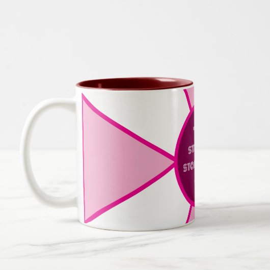 Coffee Lovers Mug ツートーンマグカップ (左)