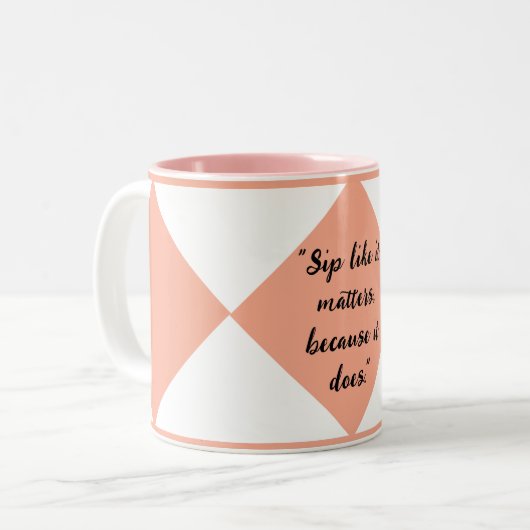 Coffee Lovers Mug ツートーンマグカップ (正面左)