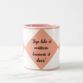 Coffee Lovers Mug ツートーンマグカップ (中央)