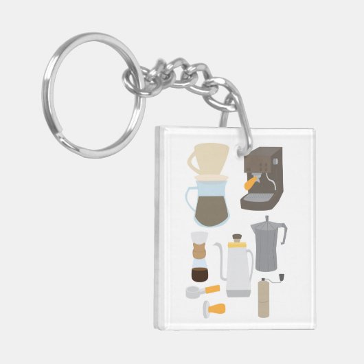 Coffee Maker Tools キーホルダー (正面左)