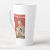 coffee makes EVERYTHING better カフェラテマグ (左アングル)