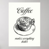 Coffee makes everything better  ポスター (正面)
