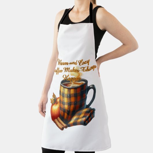 Coffee Makes Things Happen エプロン (インサイチュ)