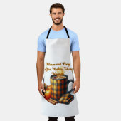 Coffee Makes Things Happen エプロン (着用した状態)