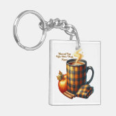 Coffee Makes Things Happen キーホルダー (正面左)