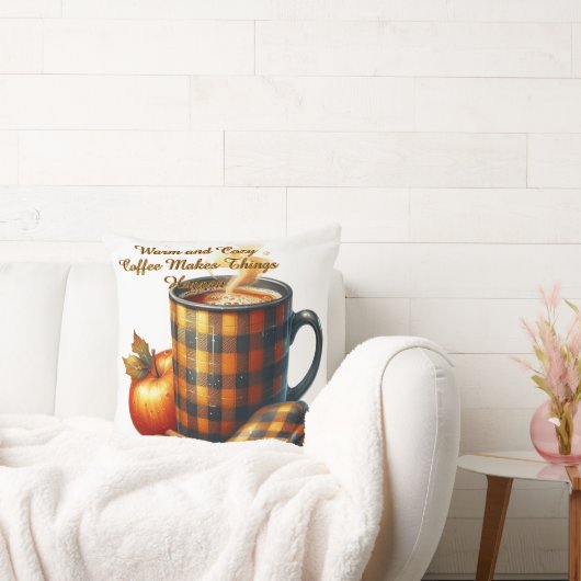 Coffee Makes Things Happen クッション (ソファ)
