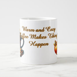 Coffee Makes Things Happen ジャンボコーヒーマグカップ