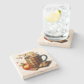 Coffee Makes Things Happen ストーンコースター (横)