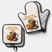 Coffee Makes Things Happen 鍋つかみ&鍋敷きセット (正面/裏面)