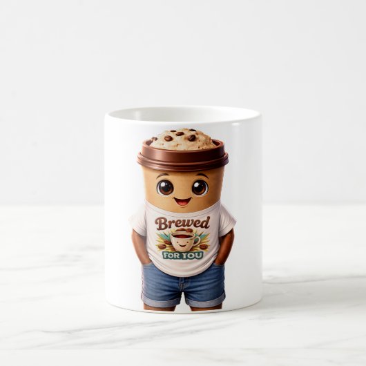 Coffee Man – Fun Design for True Caffeine Kings コーヒーマグカップ (中央)