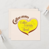 Coffee mates カード (正面/裏面インサイチュ)