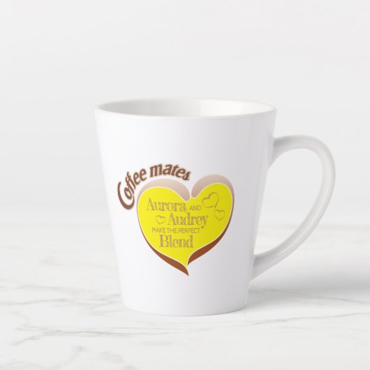 Coffee mates latte mug カフェラテマグ (右)